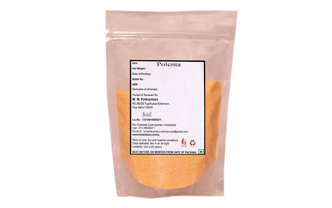 Food Library Yellow Corn Polenta    Pack  400 grams